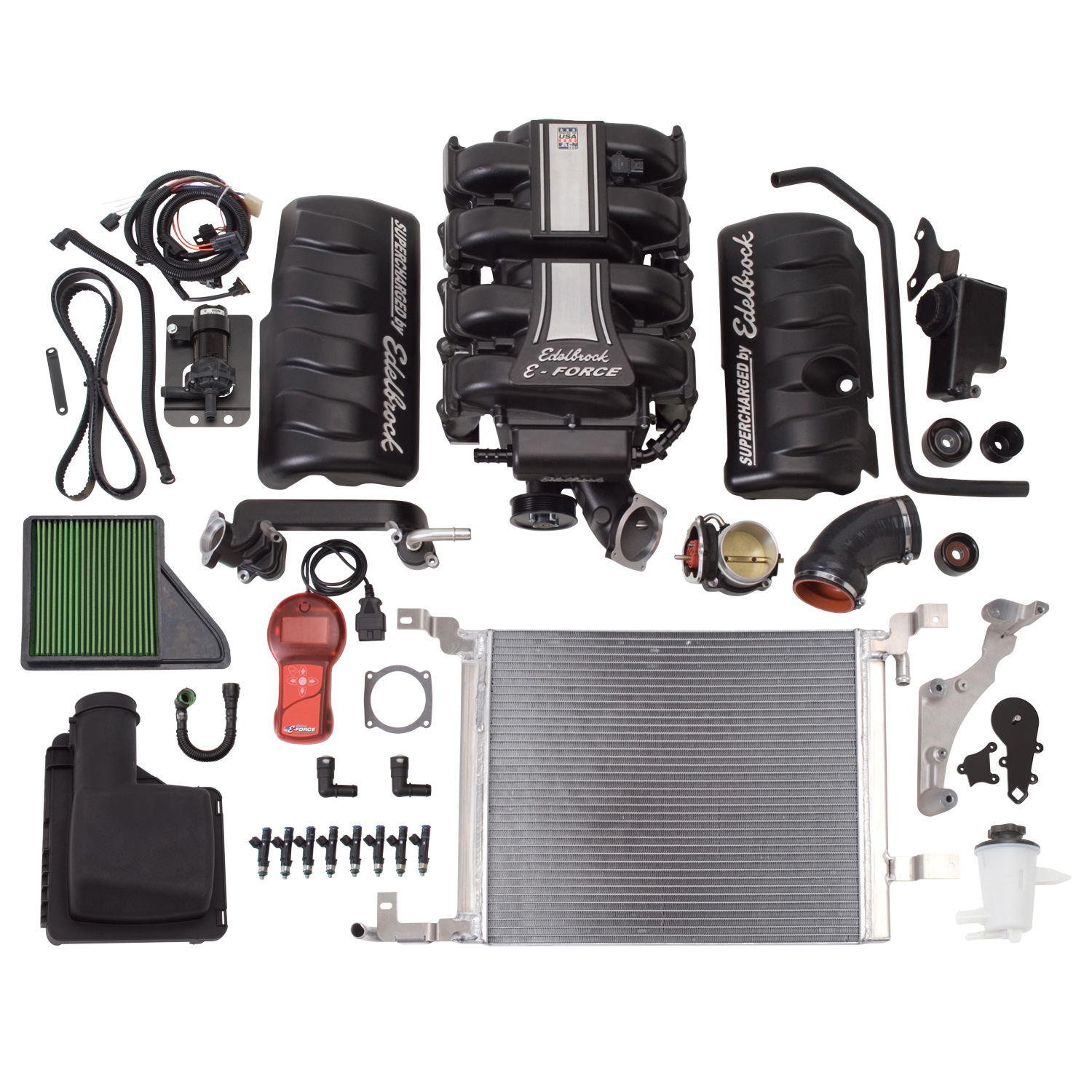 Edelbrock Stage 1 Supercharger Kit For 2010 Mustang GT 4.6L 3V With Tune