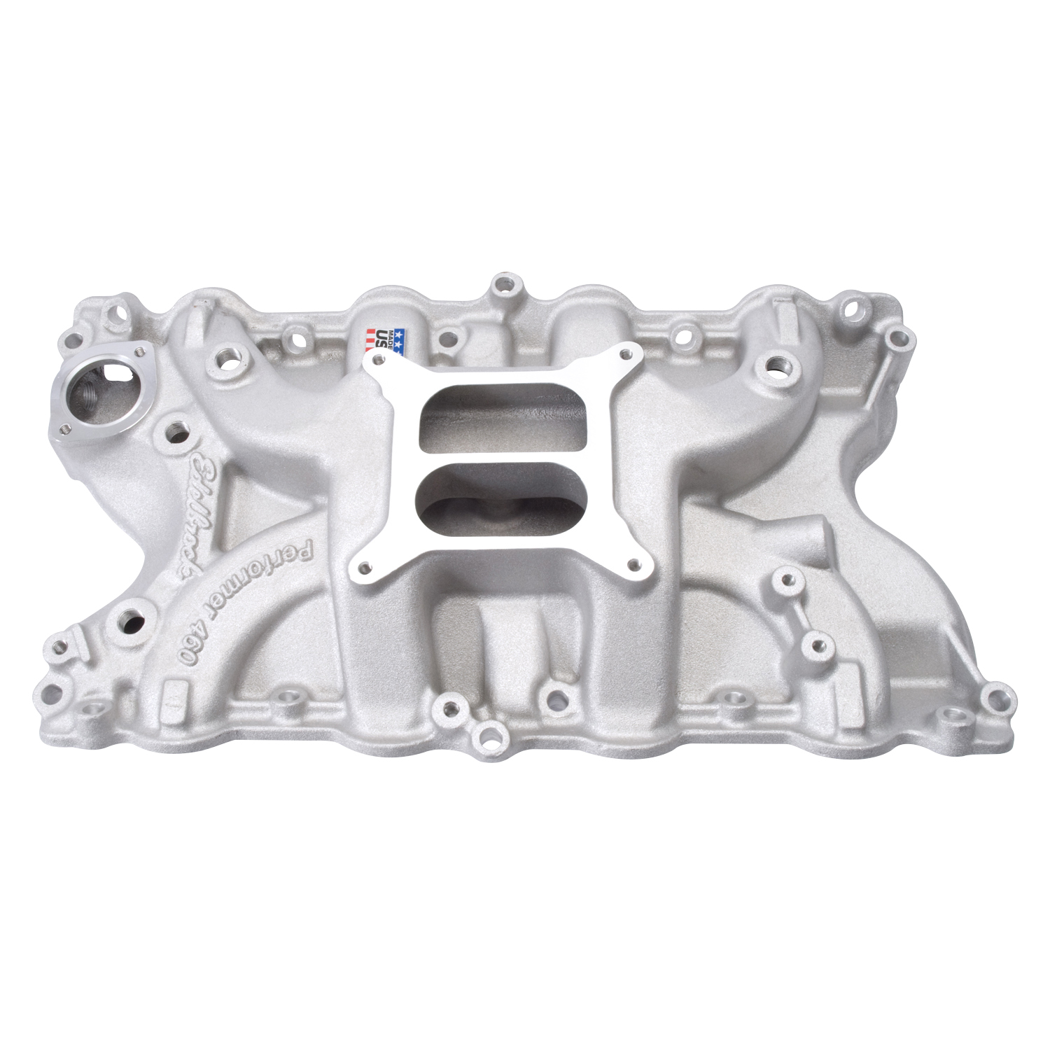 Performer 460 Intake Manifold for Ford 429 and 460, Non-EGR, Satin Finish