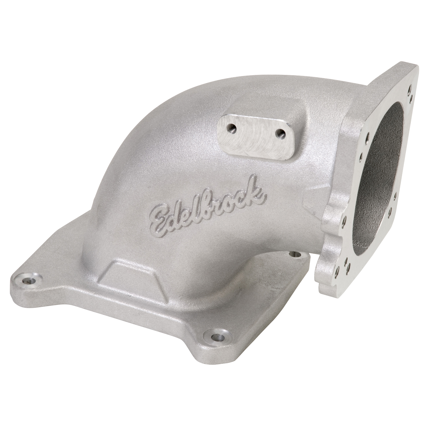 High-Flow EFI Intake Elbow With 120 millimeter Opening, Satin Finish