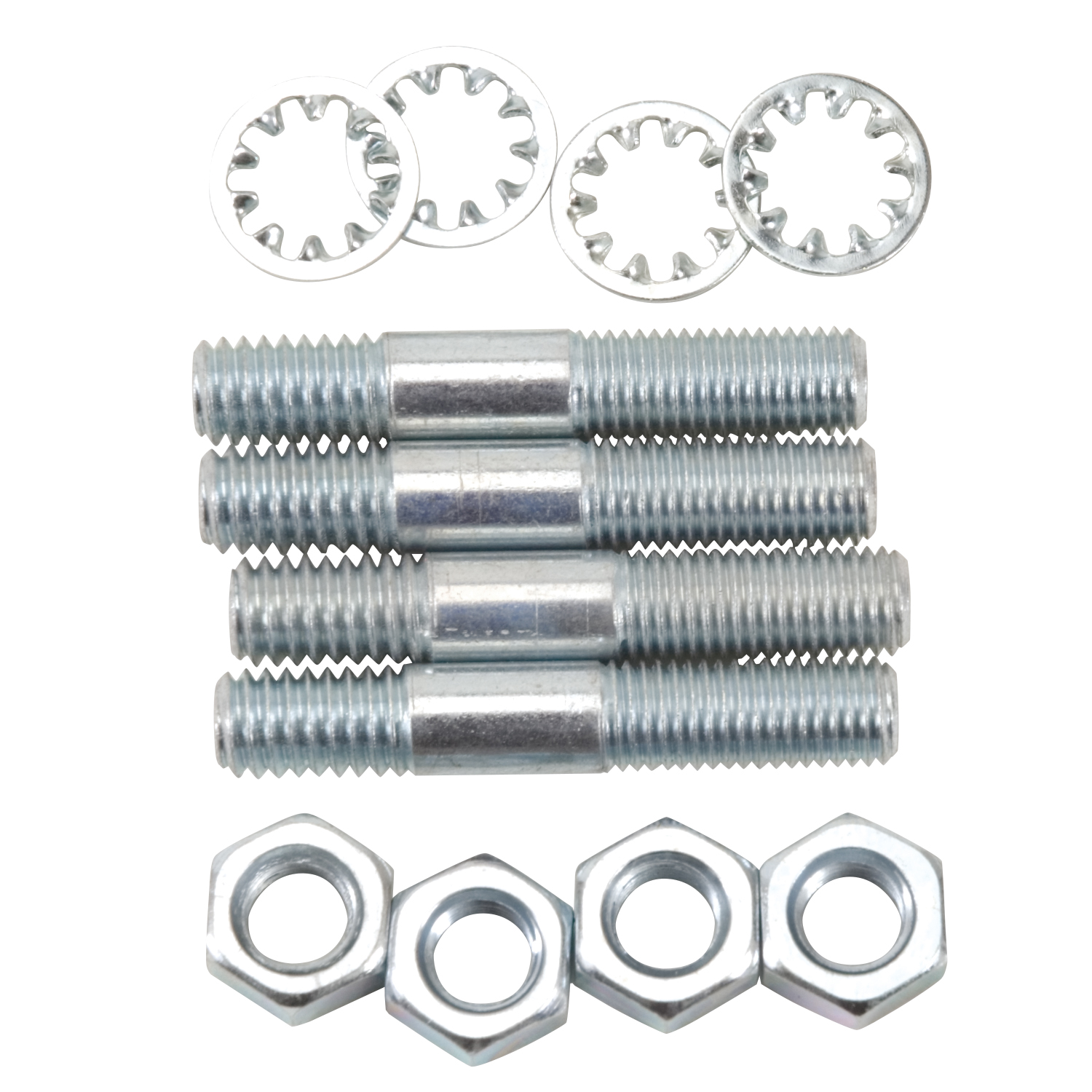 Carburetor Stud Kit Zinc Finish 5/16-18 x 1 3/4 inch