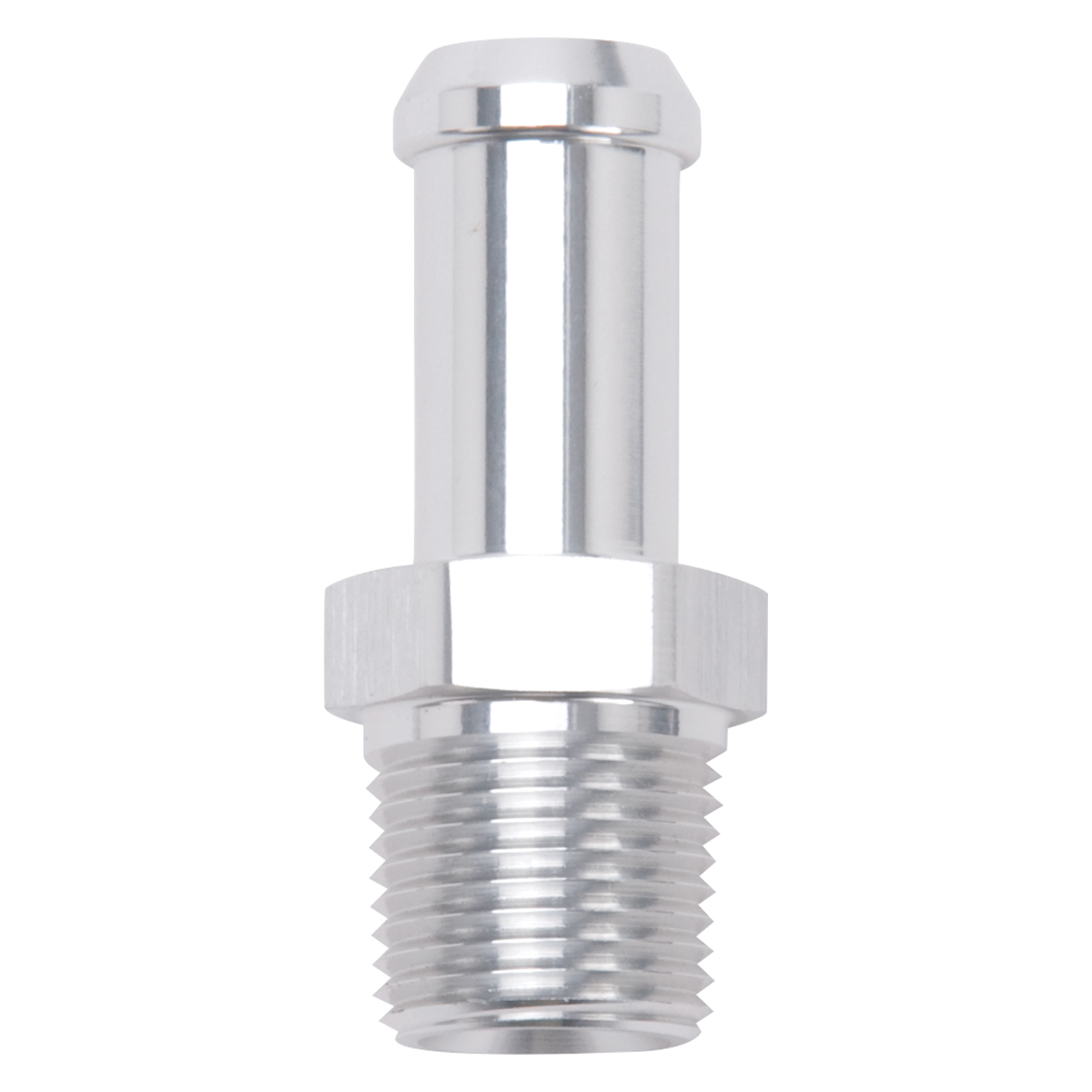 Heater Hose End Fitting - Straight with 3/8 inch NPT and 1/2 inch Barb