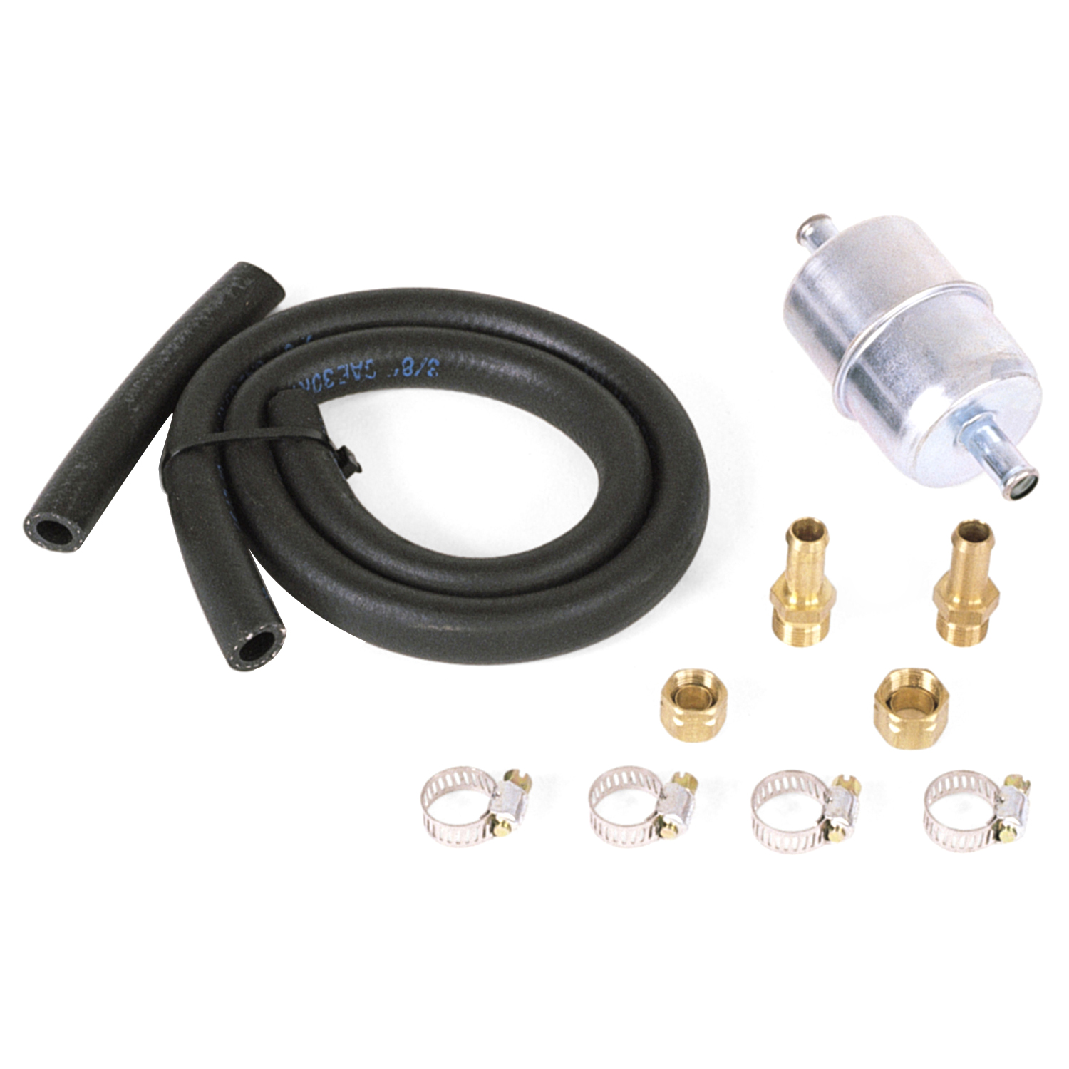 Universal Single-Feed Fuel Filter Kit Fits 5/16 inches Or 3/8 inches Lines
