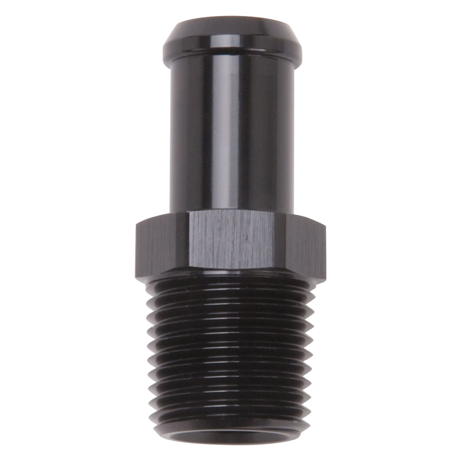 Heater Hose End Fitting - Straight with 1/2 inch NPT and 5/8 inch Barb