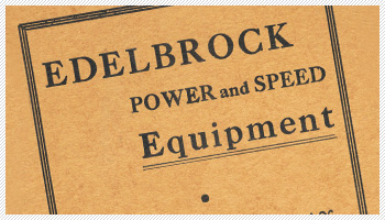 Edelbrock Machine Shop