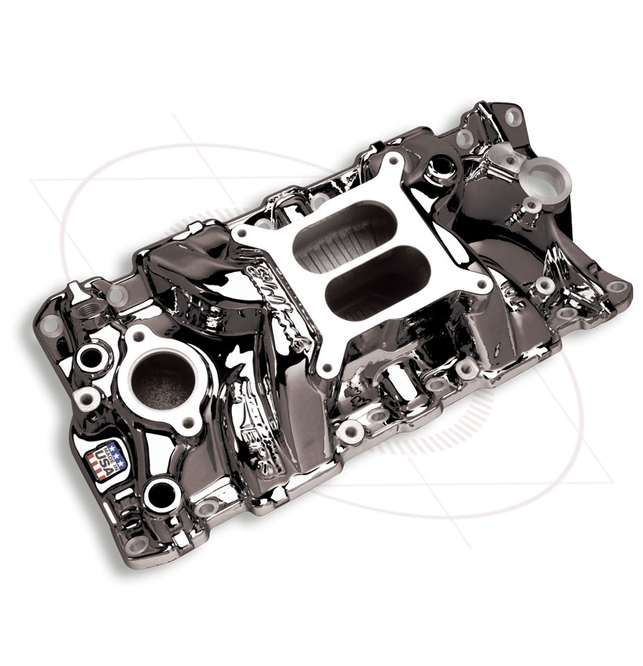 Edelbrock Black Plasma and Chrome Plasma Finishes