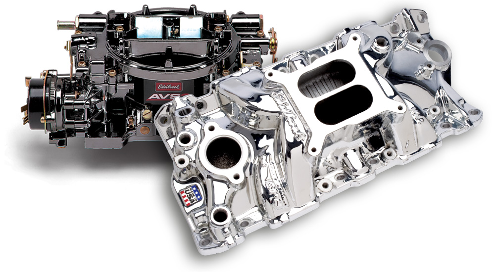 Edelbrock Black Plasma & Chrome Plasma Finishes
